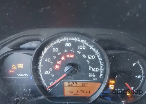 2015 Toyota Yaris L из США, поврежденный, VIN VNKJTUD36FA020402